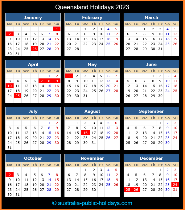 Public Holidays Qld 2025 Qld